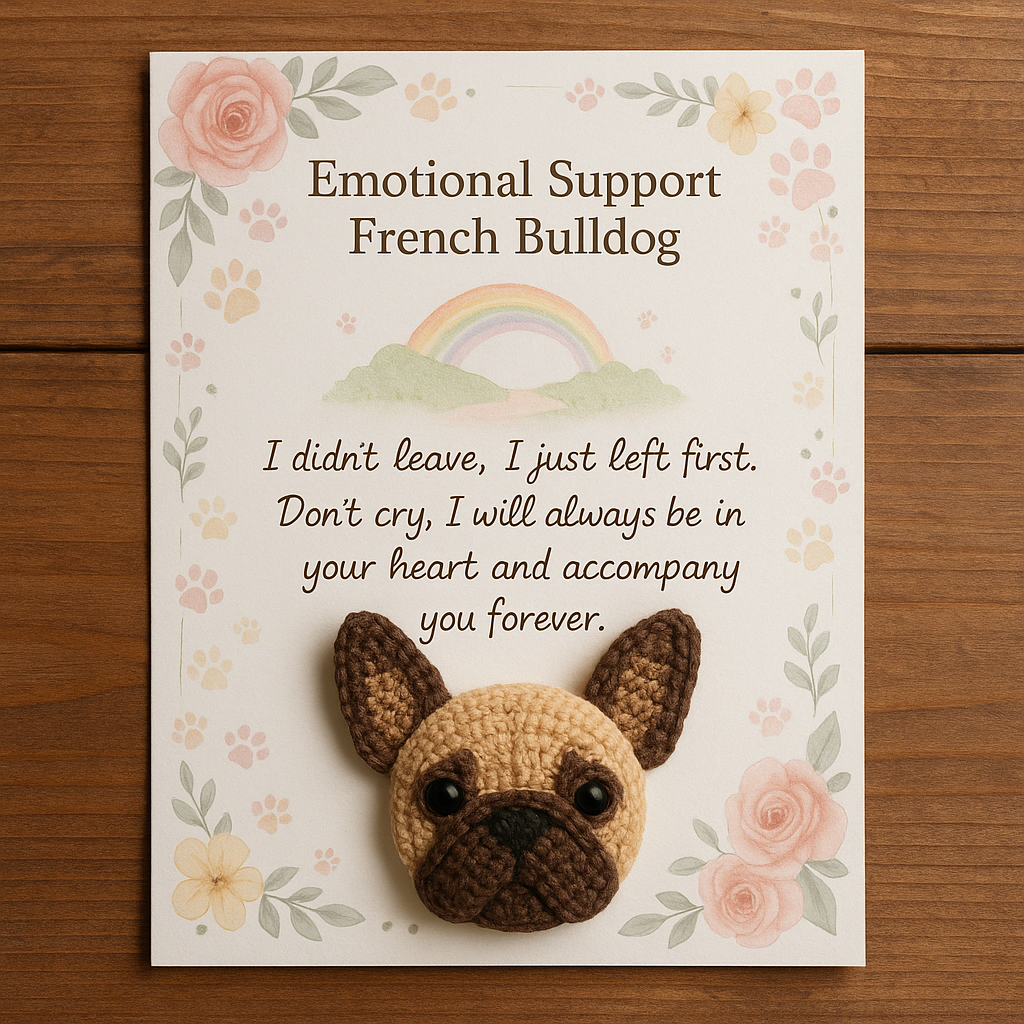 Emotional Support Dog Memorial Gift