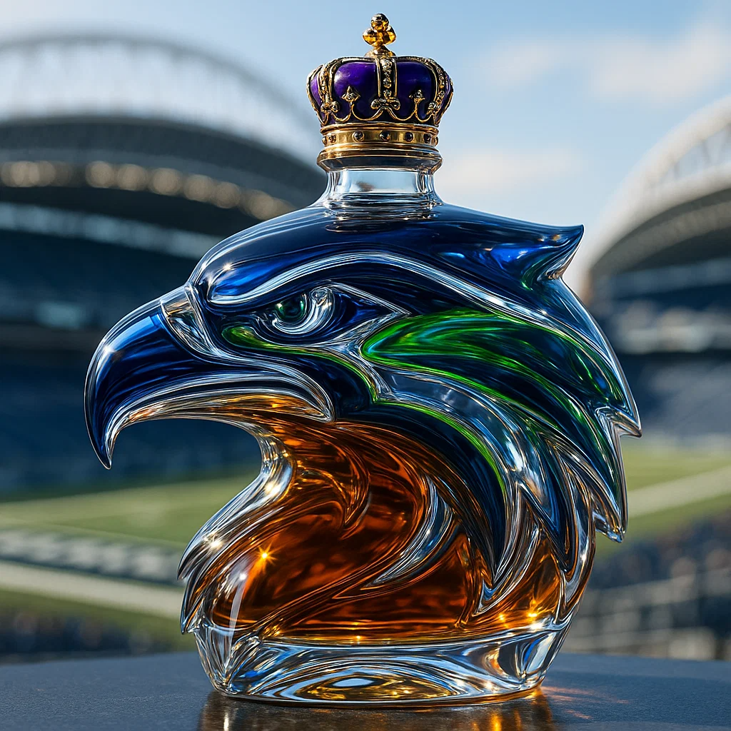 Seattle Seahawks Limited Edition Whisky Bottle