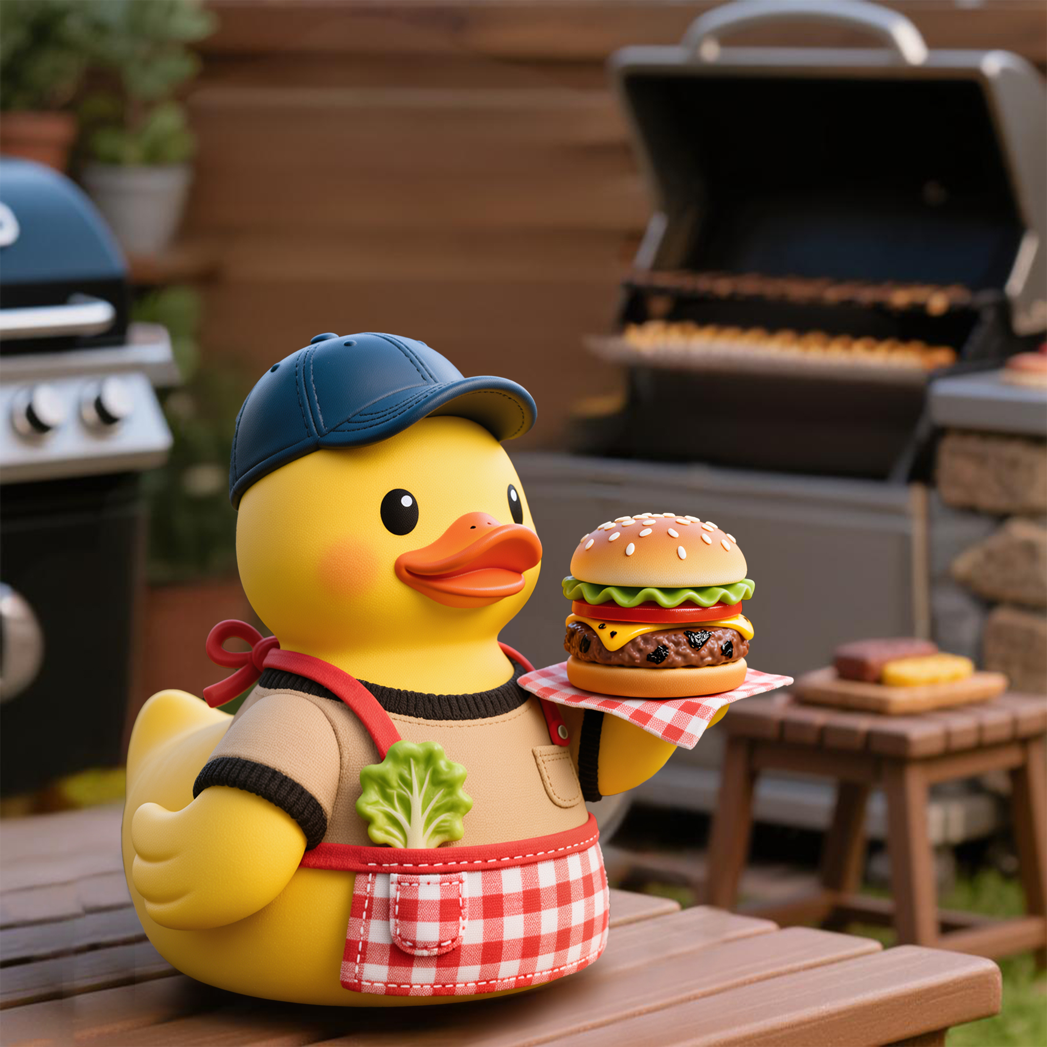🍔BBQ Duck Decoration