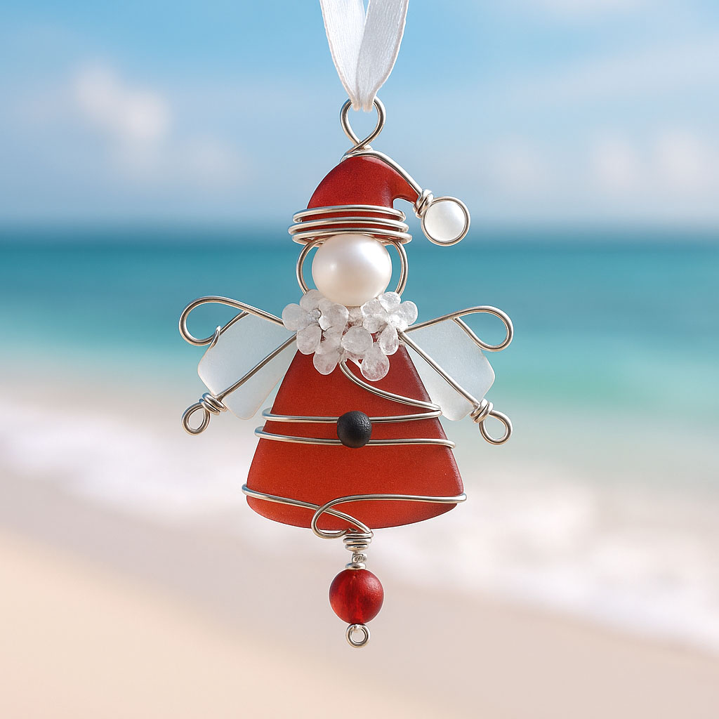 Sea Glass Holiday Ornament