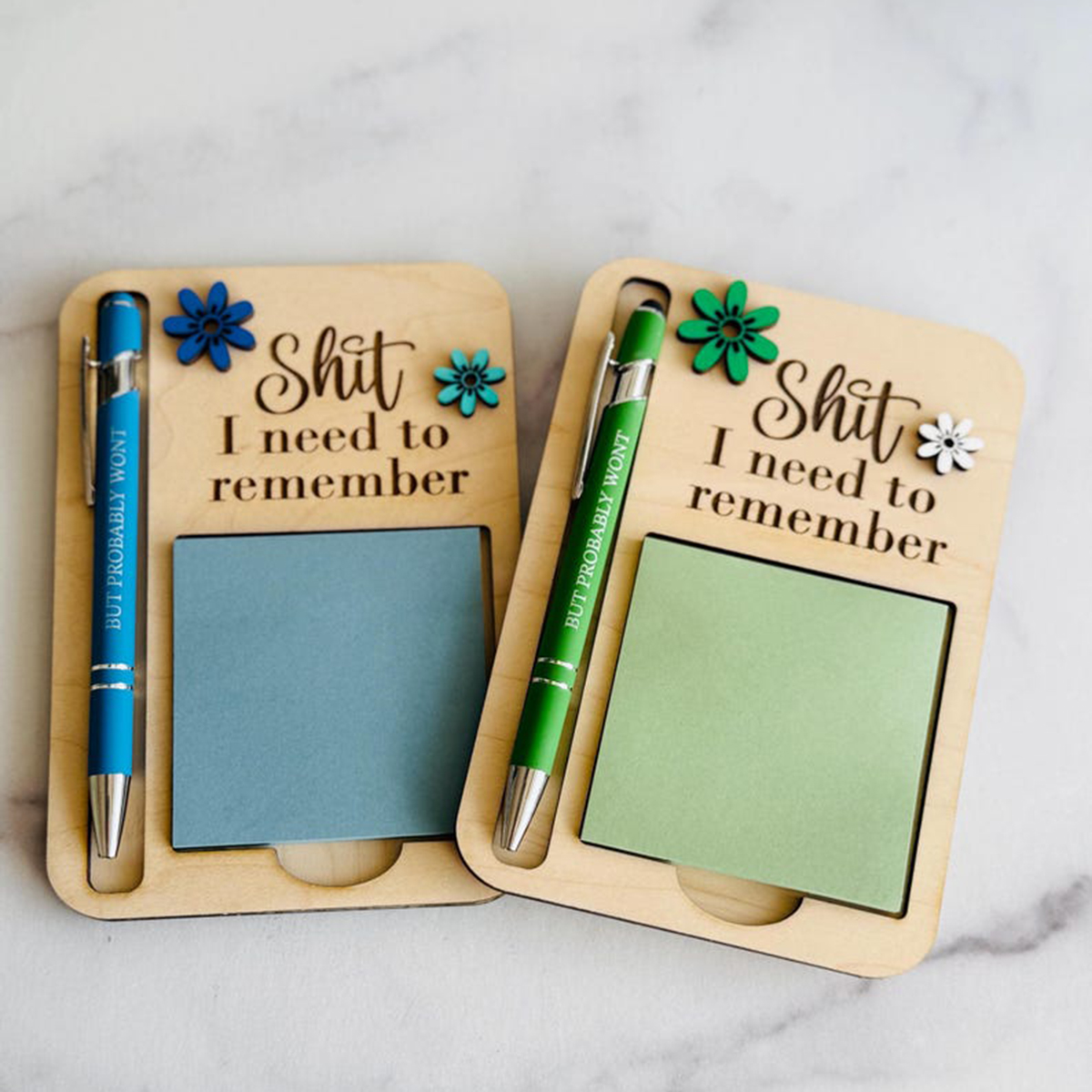 The "Shit I Need to Remember" Sticky Note Holder – The Perfect Gag Gift for Your Most Forgetful Coworker (and Yourself)