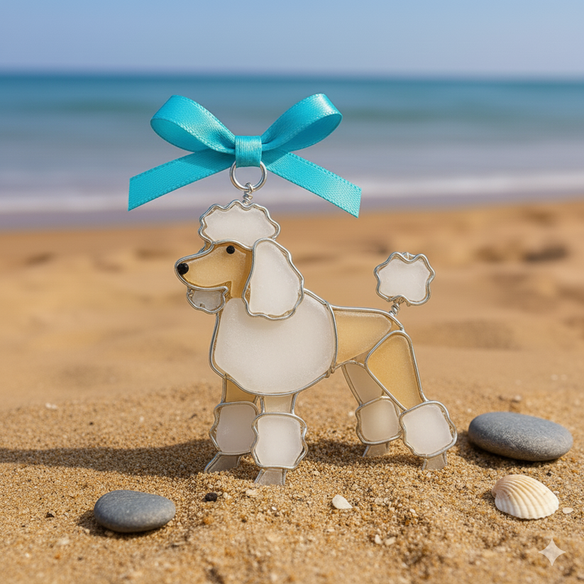 Stained Glass Dog Ornaments