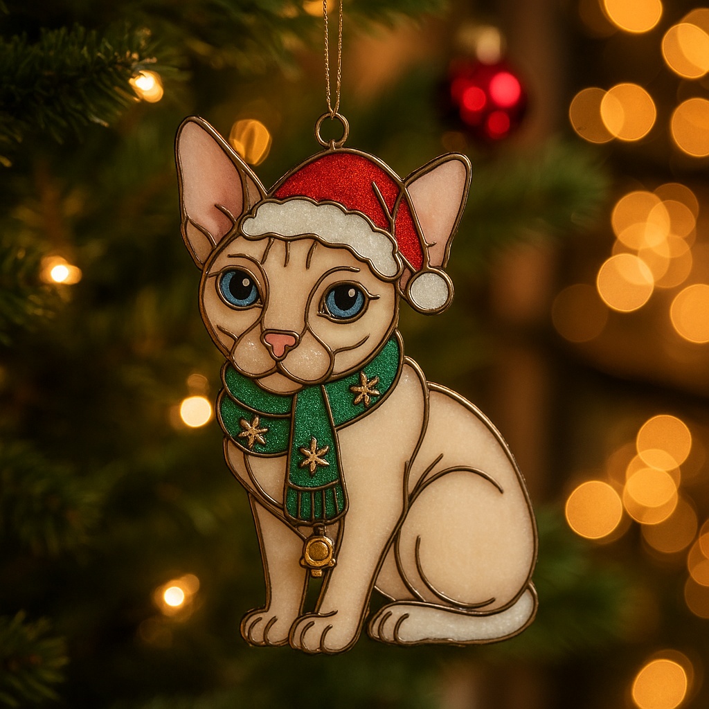 Cat Christmas Ornaments