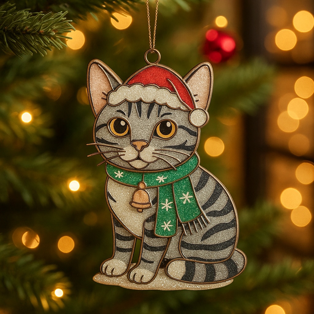 Cat Christmas Ornaments