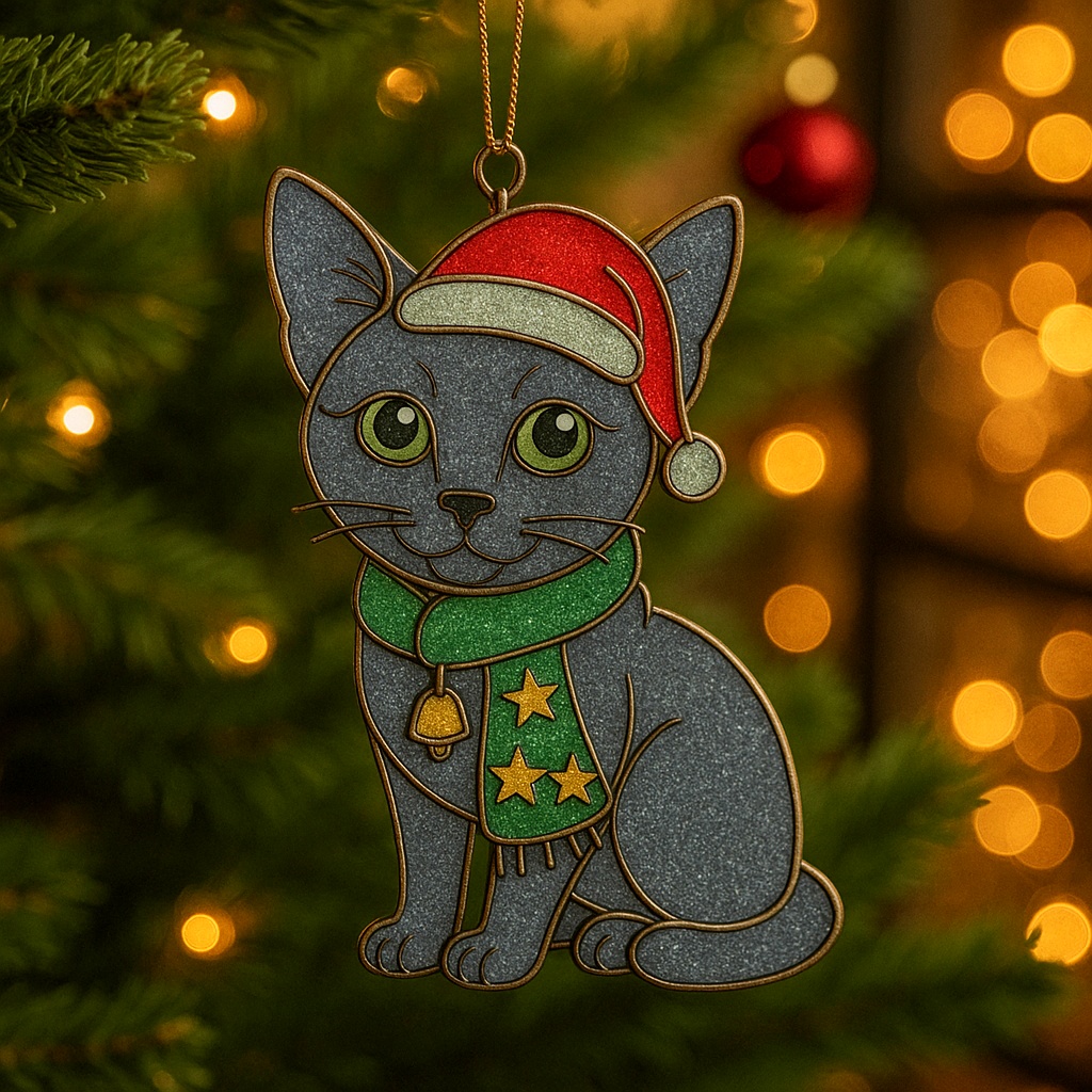 Cat Christmas Ornaments