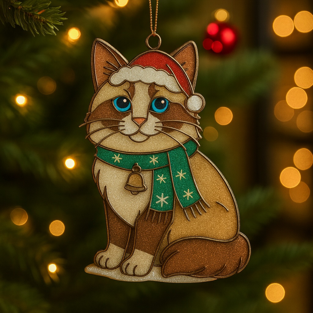 Cat Christmas Ornaments