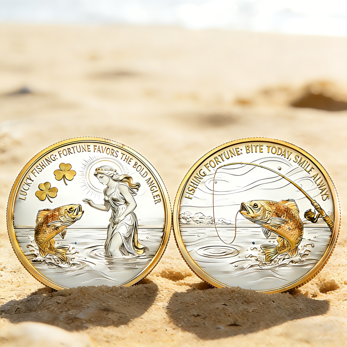 🍀Lucky Fishing Commemorative Coin – No Empty Nets