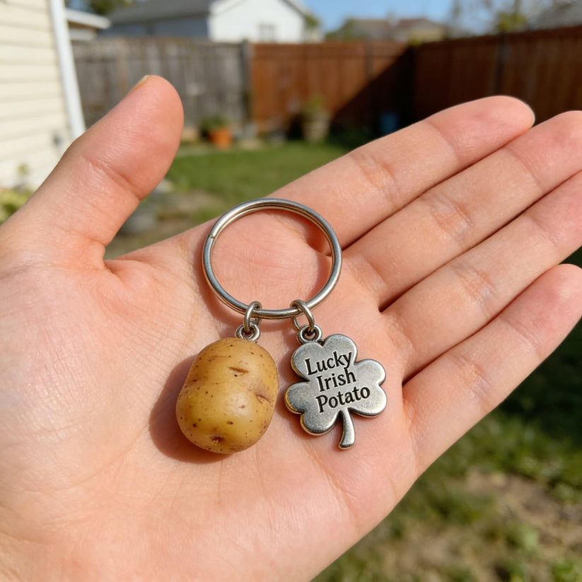 ☘️Lucky Irish Potato Keychain