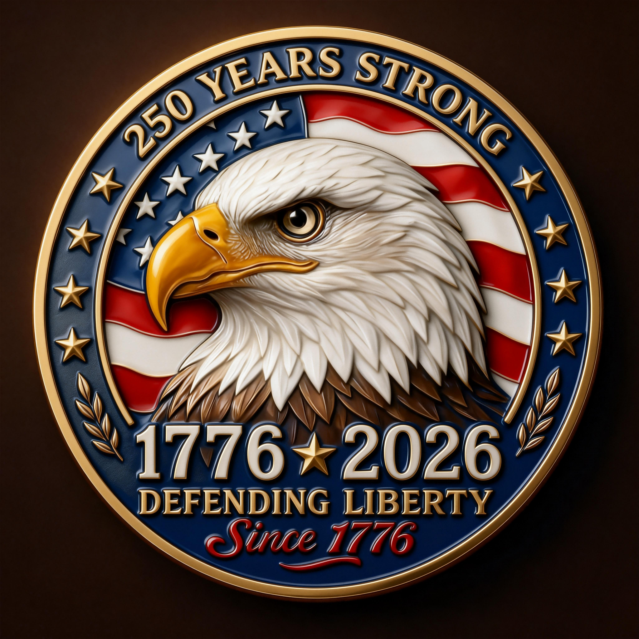 250 Years of Freedom Commemorative Coin