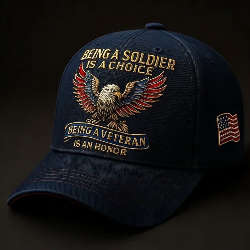 🦅 “Being a Soldier, Being a Veteran” Commemorative Cap