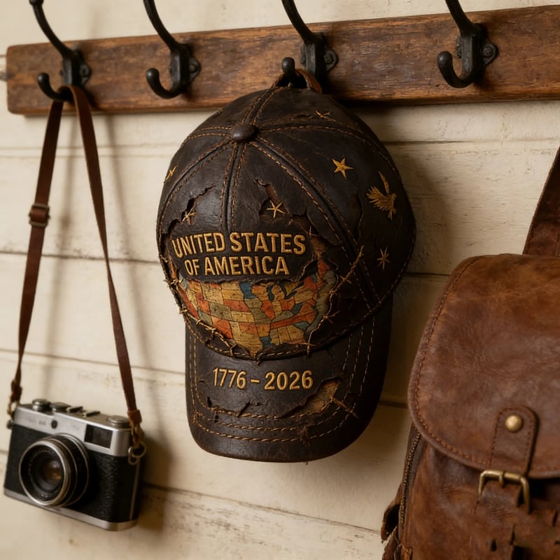 US 250th Anniversary Printed Casual Hat