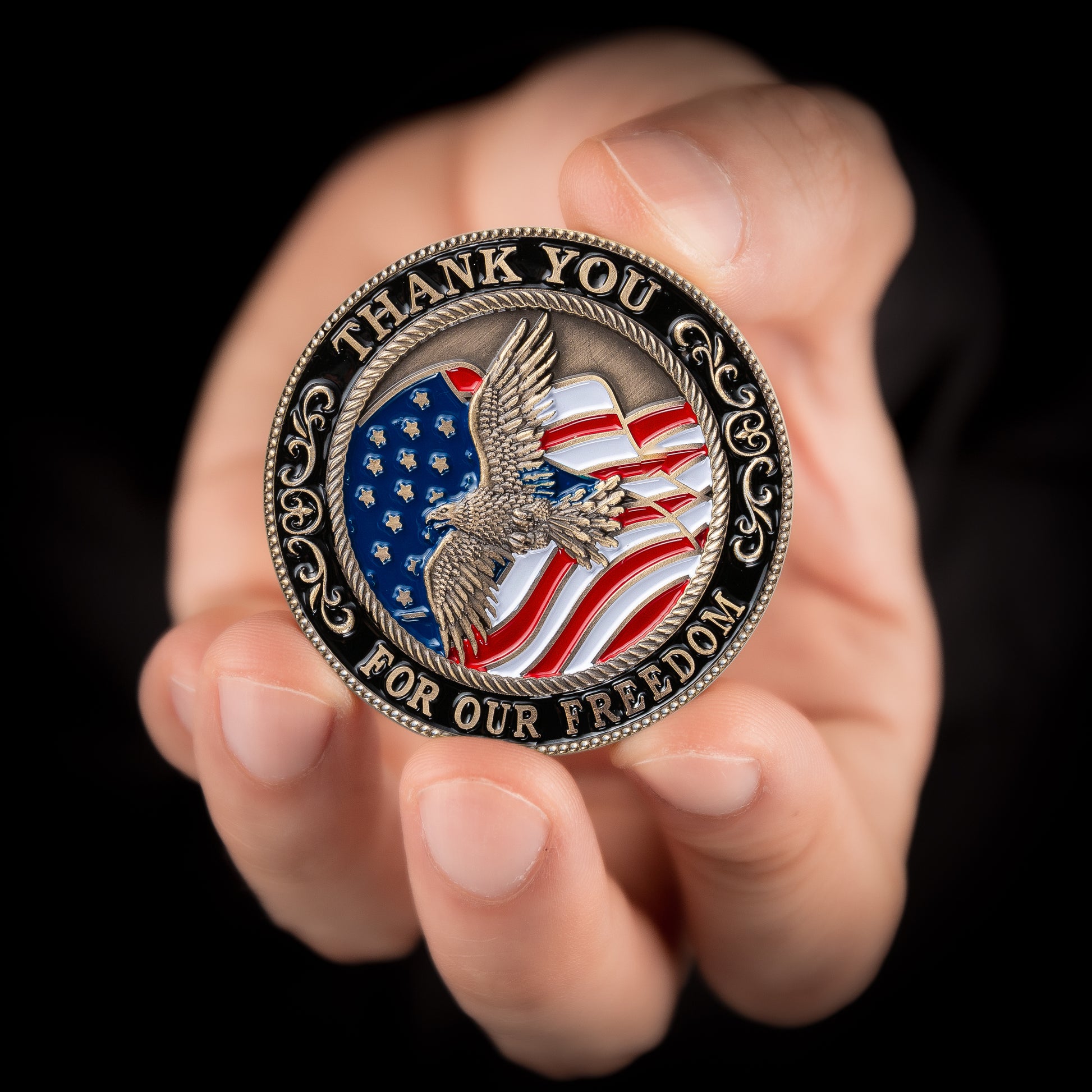 🦅 “Thank You For Our Freedom” Commemorative Coin