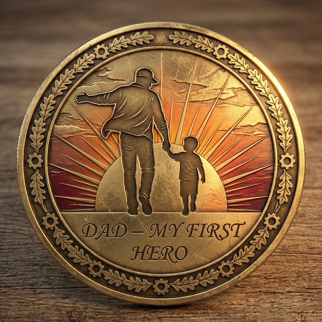 “DAD – MY FIRST HERO” Commemorative Coin