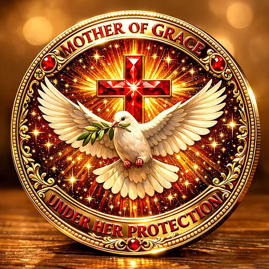 ✝️Catholic Holy Mother Prayer Coin