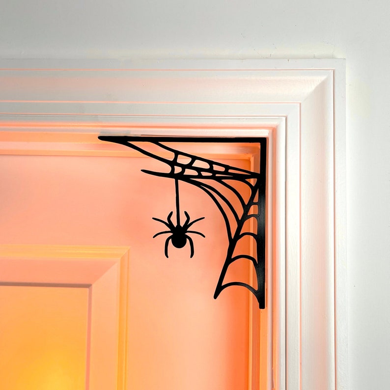 🎃Halloween Spooky Web with Spider Door Corner Decor