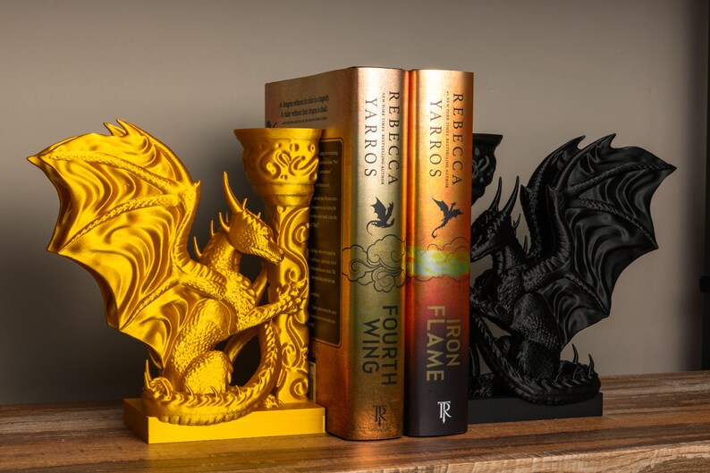 Whimsical Dragon Bookends: A Must-Have for Fantasy Lovers