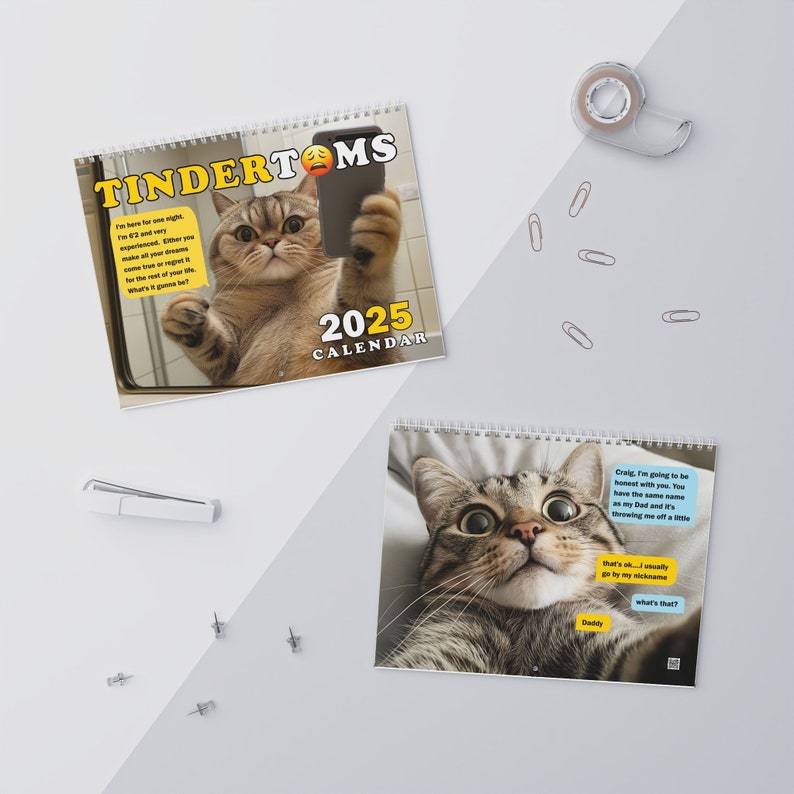 😻Cat Dating Calendar 2025