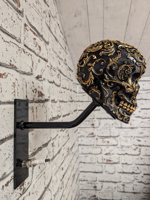 🔥LAST DAY 50% OFF-🏴‍☠️Motorcycle Helmet and Jacket Skull Holder☠️
