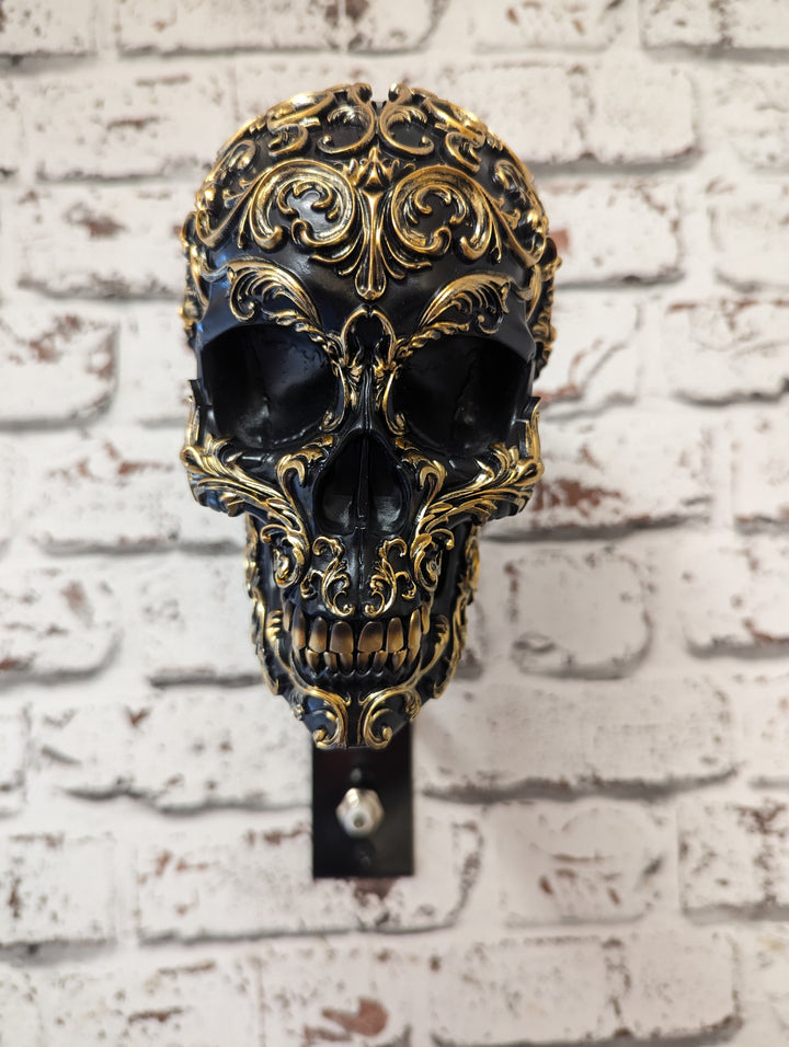 🔥LAST DAY 50% OFF-🏴‍☠️Motorcycle Helmet and Jacket Skull Holder☠️