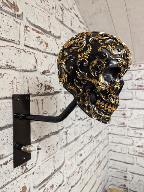 🔥LAST DAY 50% OFF-🏴‍☠️Motorcycle Helmet and Jacket Skull Holder☠️