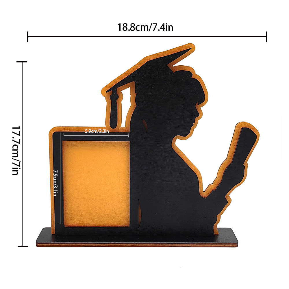🎓2024 Graduation Photo Wooden Photo Frame Ornaments-Perfect Gift💝