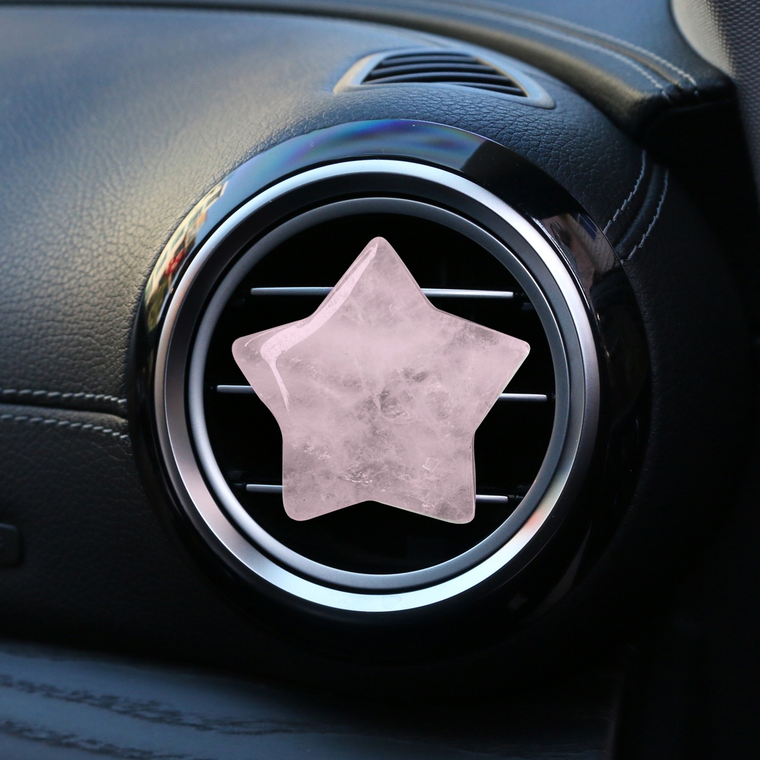 Natural Quartz Crystal Car Vent Clips