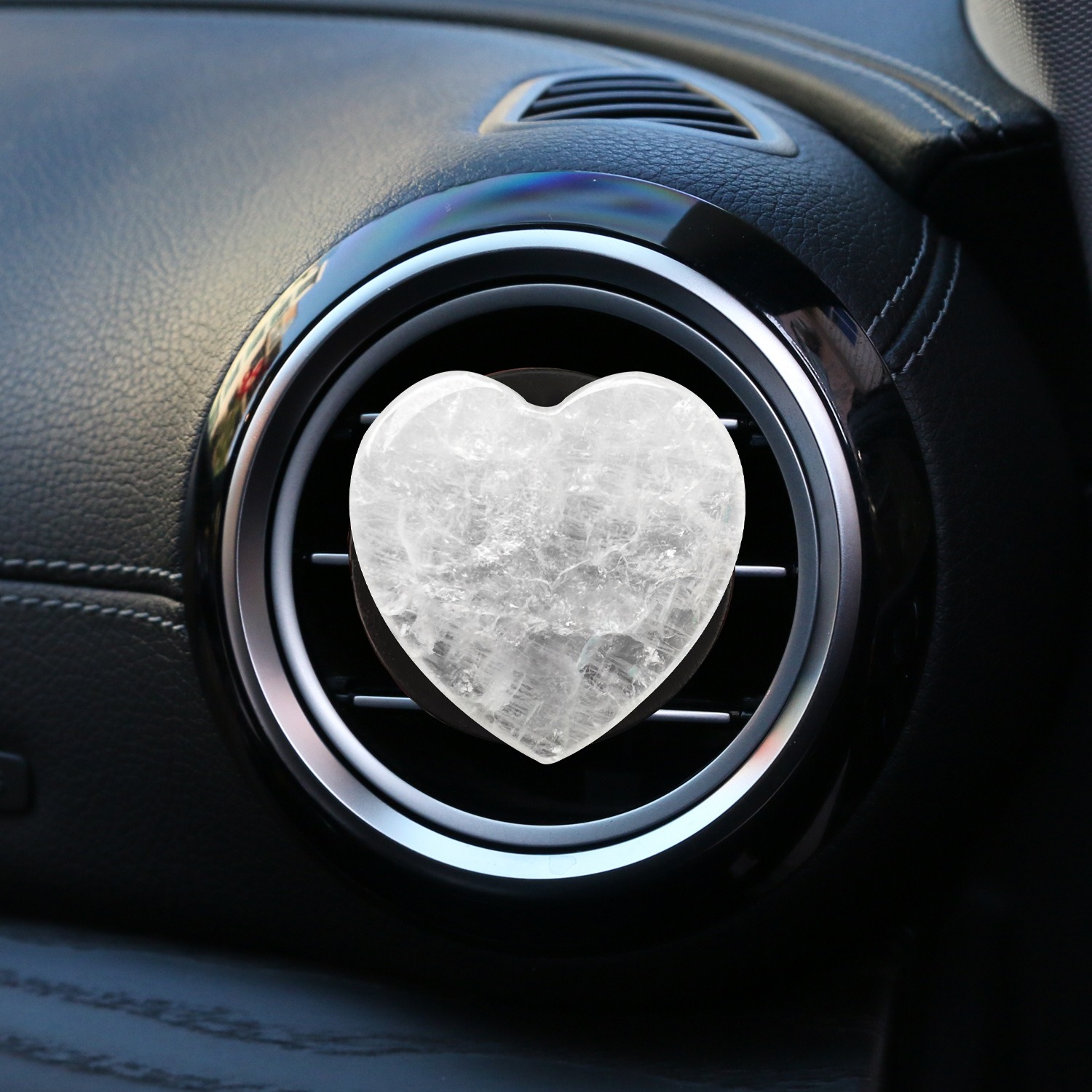 Natural Quartz Crystal Car Vent Clips