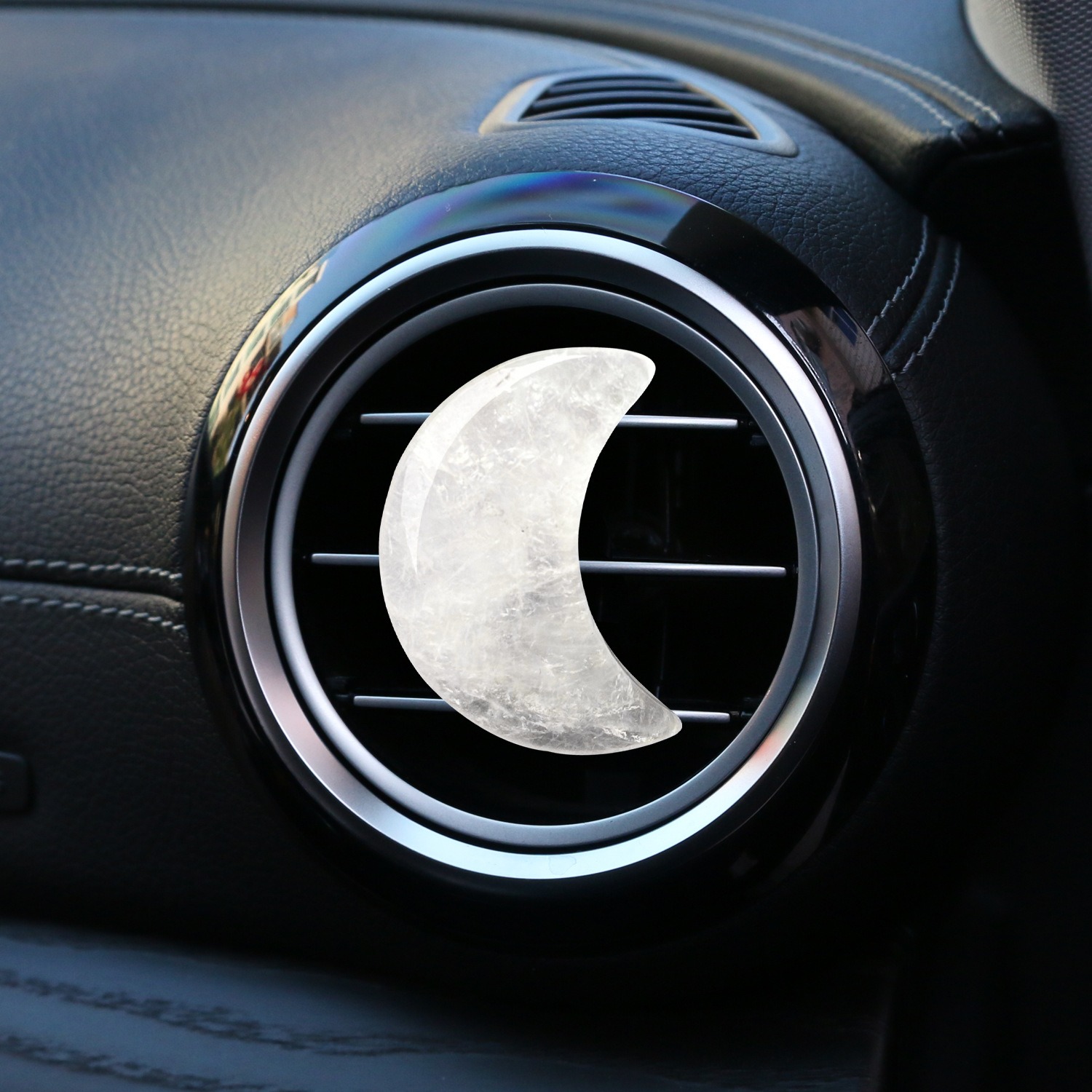 Natural Quartz Crystal Car Vent Clips