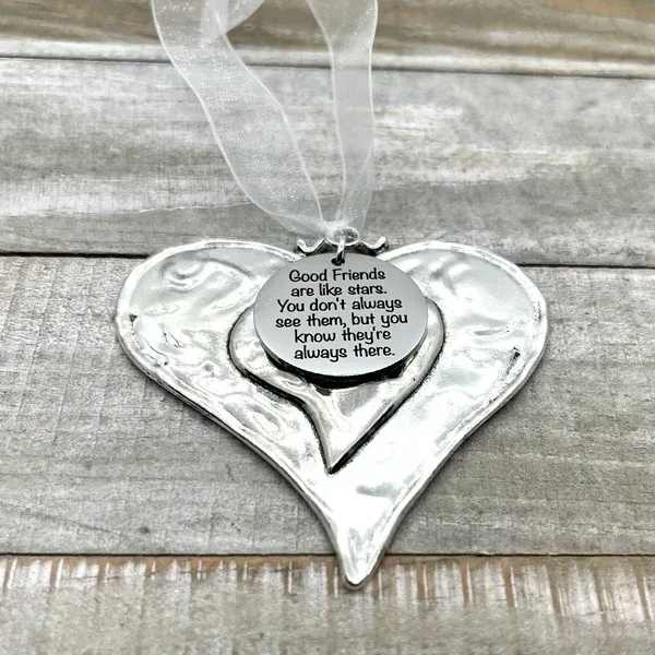 Good Friends Are Like Stars Christmas Ornaments