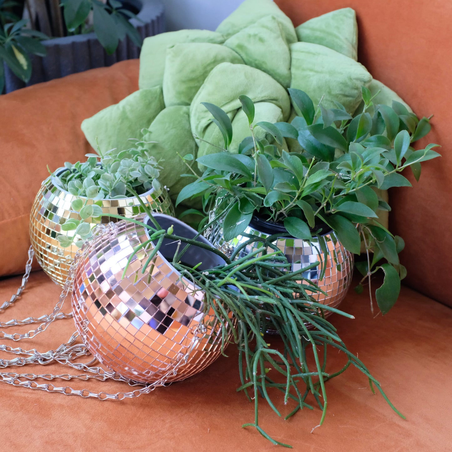 Disco Ball Planter