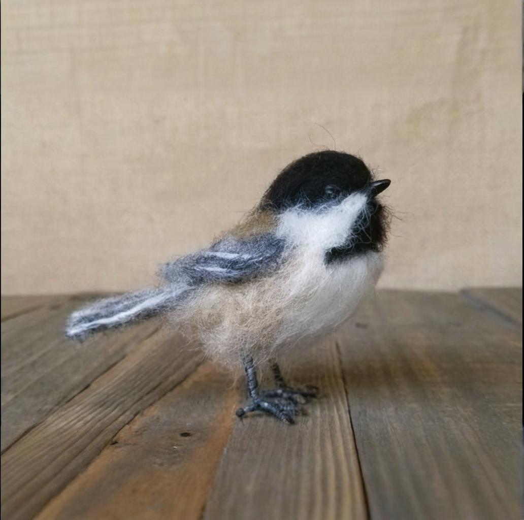 Friendly Needle Felted Bird Collection – Handmade Wool Songbirds