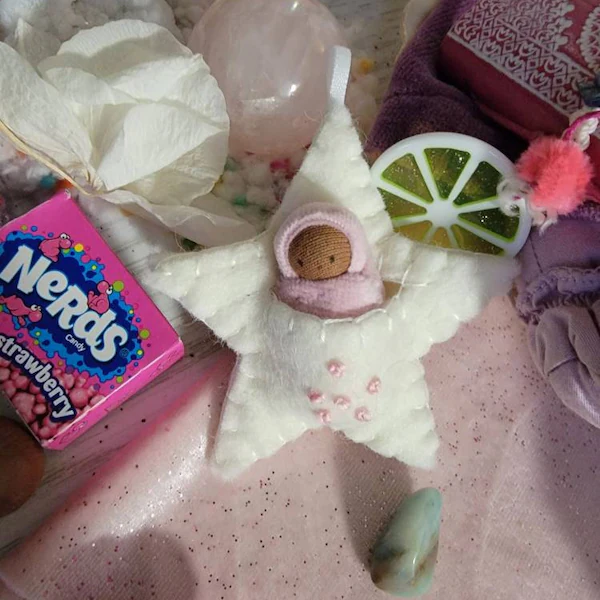 Star Pocket Doll Ornament