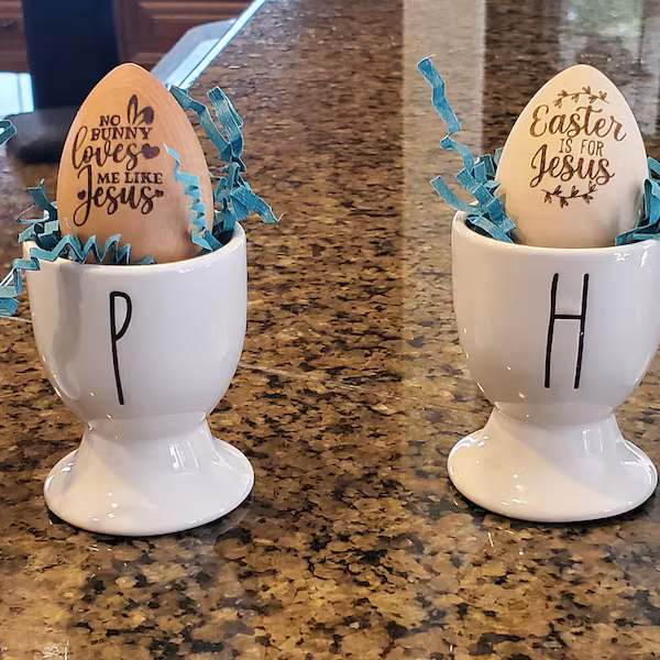 🐰🎁Wooden Easter Eggs