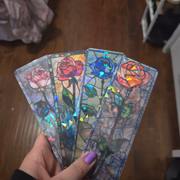 🌹🌸Forever Rose Bookmarks