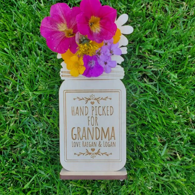 Picked For Mommy Flower Stand