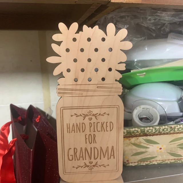 Picked For Mommy Flower Stand