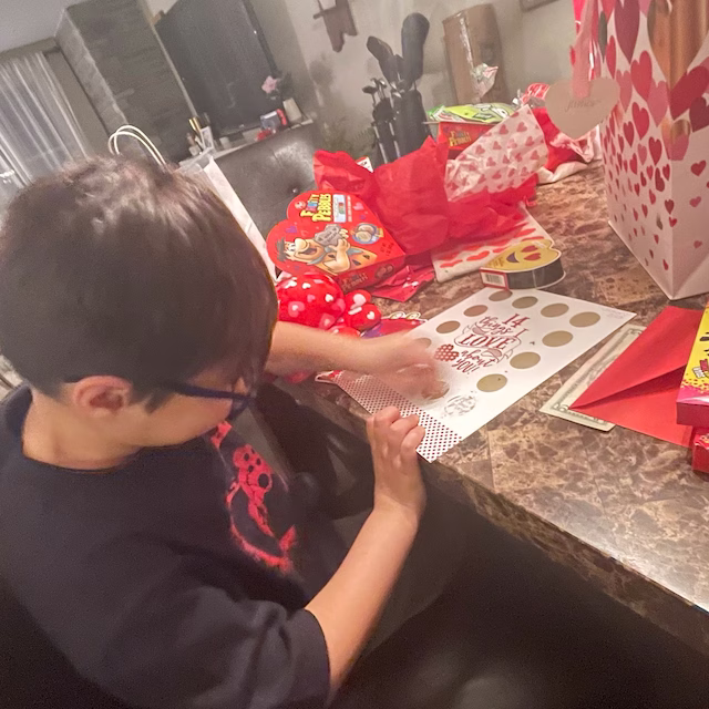 💌Valentine's Scratch Off Advent "14 things I love about you!"