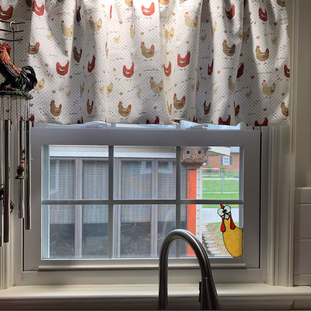 Funny Window Corner Decor - 🐓Peeping Rooster