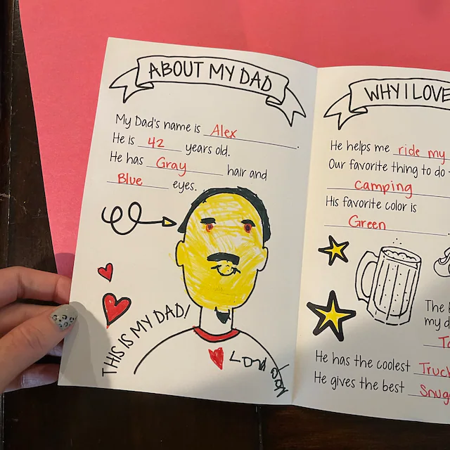 About My Dad - Father's Day Card