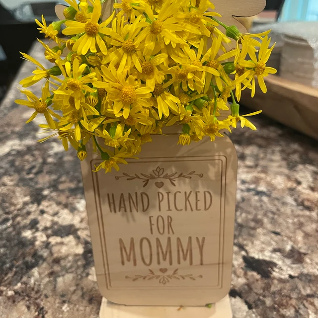 Picked For Mommy Flower Stand