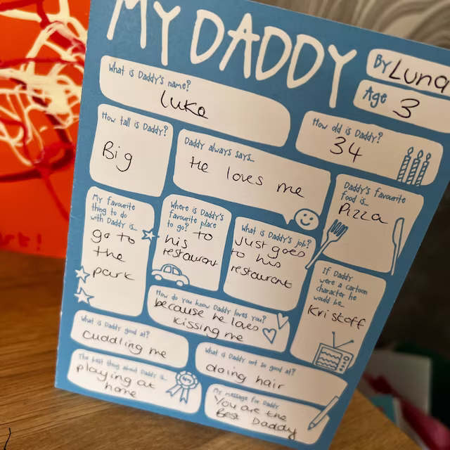 Daddy Father's Day / Birthday Card