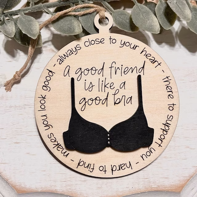 🎁💝Friend Like A Bra Ornament