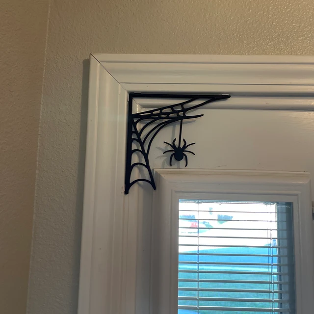 🎃Halloween Spooky Web with Spider Door Corner Decor