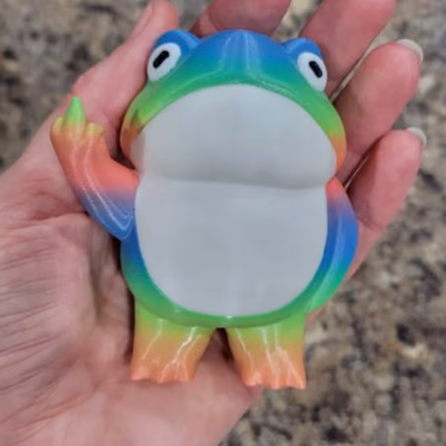 🐸Mr. Rebellious Frog Statue