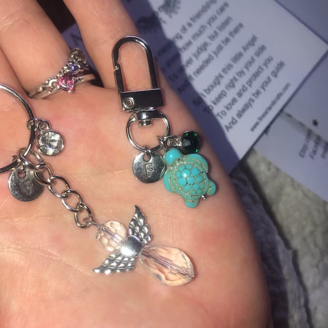 💖Keep Safe Traveling Keychain 