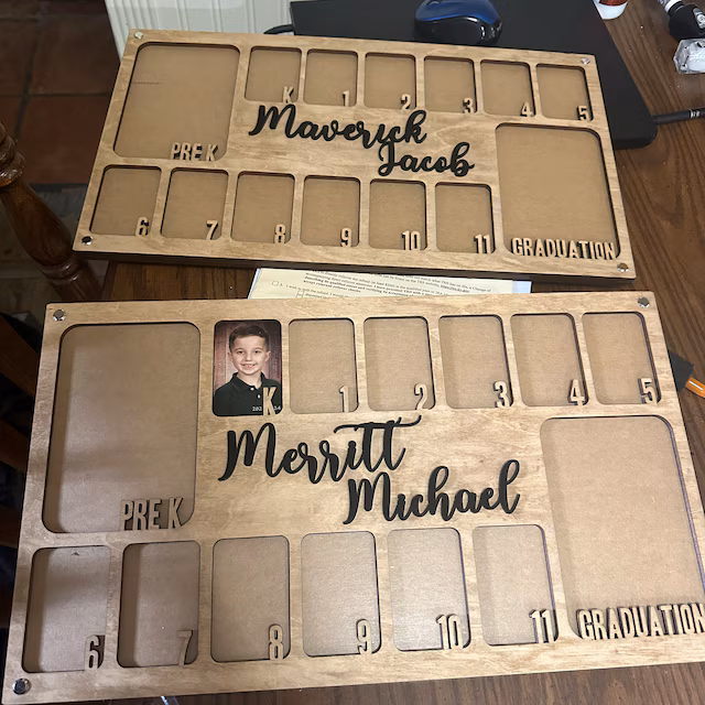 🎁School Years Photo Frame | Pre K to Graduation Picture Frame