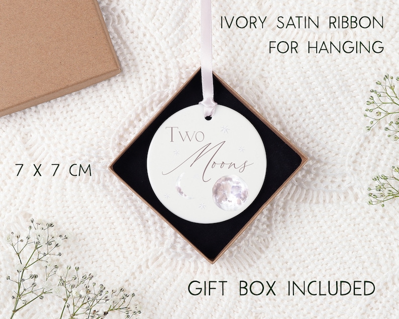 First Mothers Day Grandma Gift Personalised First Mother's Day Ceramic Heart or Disc with Giftbox for New Grandma Granny Gran image 9