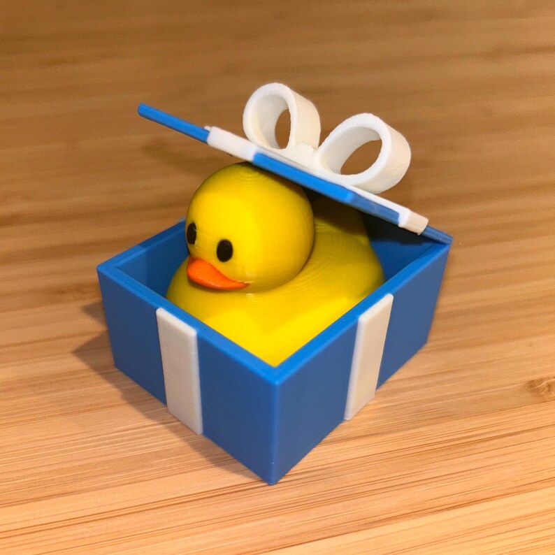 π¦π Adorable Duck in a Present Ornament