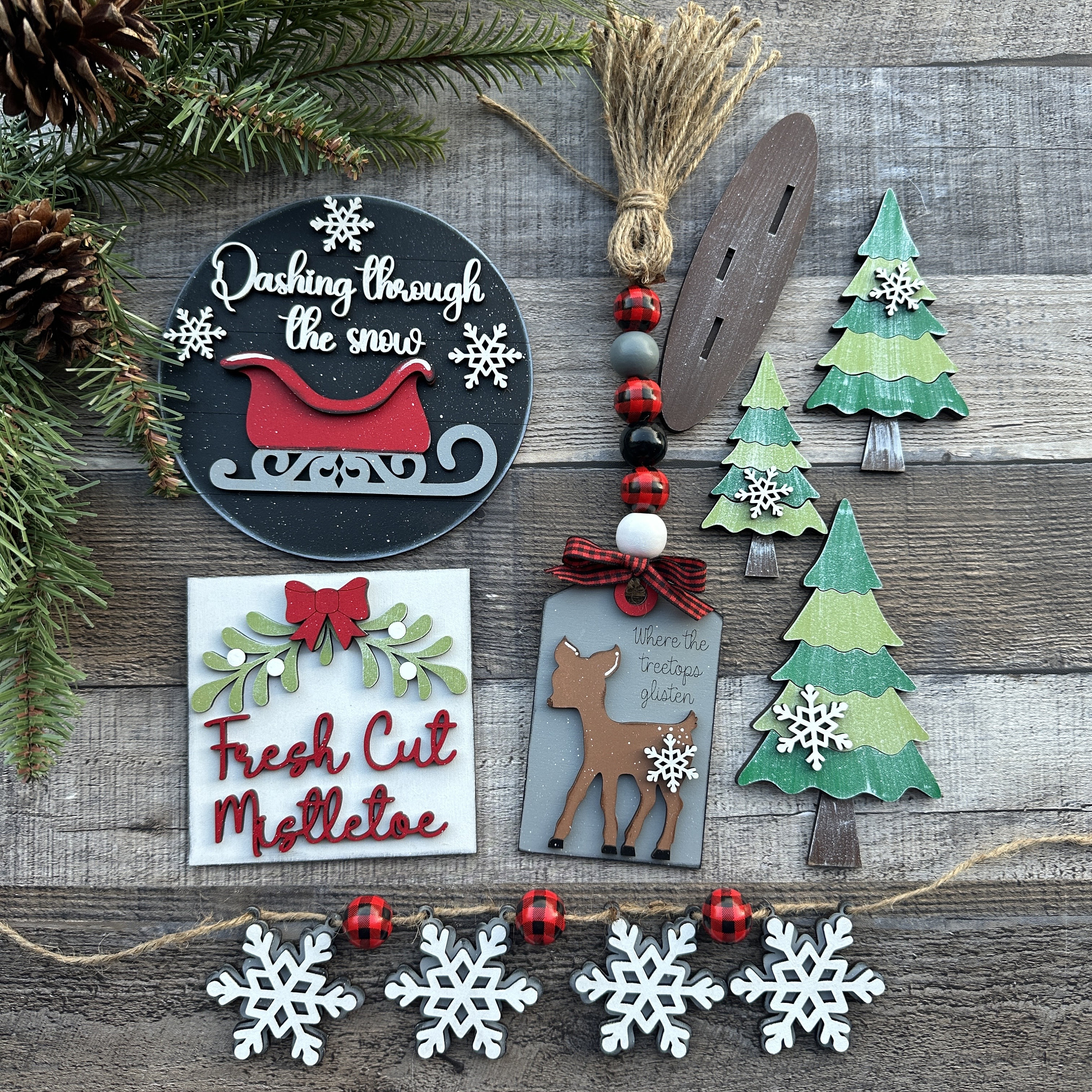 Christmas Tiered Tray Bundle Set