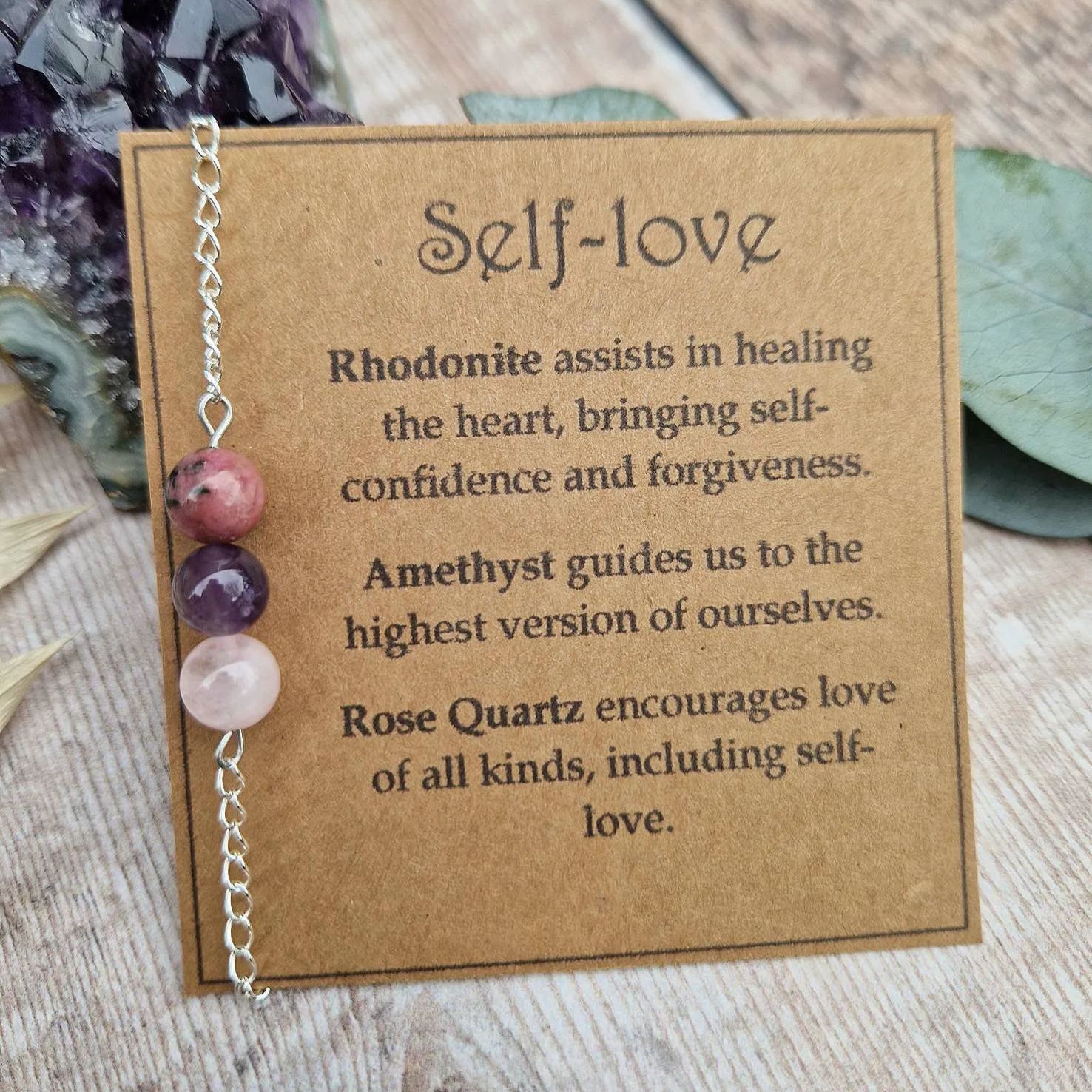 💕Emotional Support Gemstone Bracelet✨